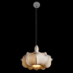 Подвесной светильник с белым фигурным абажуром и мягкими волнистыми краями Cloud Motion  варинант исполнения - 3 | Loft Concept в Перми