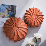 Ваза керамическая в виде круглой терракотовой морской раковины Galapagos варинант исполнения - 5 | Loft Concept в Перми