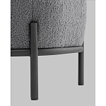 Пуф Стоун букле Fluffy темно-серый варинант исполнения - 4 | Loft Concept в Перми