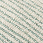 Чехол на подушку мятного цвета с бахромой и объемным узором Ethnic mix варинант исполнения - 2 | Loft Concept в Перми