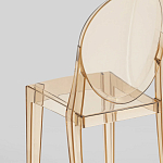 Прозрачный стул с янтарным оттенком LOUIS GHOST CHAIR варинант исполнения - 6 | Loft Concept в Перми