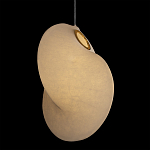 Подвесной светильник белый с фигурным тканевым плафоном White Whirlwinds варинант исполнения - 4 | Loft Concept в Перми