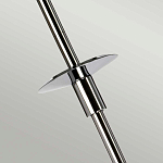 Подвесной светильник хромированного цвета с граненым прозрачным стеклянным плафоном Elstead Lighting варинант исполнения - 6 | Loft Concept в Перми