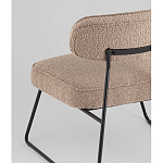 Кресло лаунж Kate букле капучино варинант исполнения - 3 | Loft Concept в Перми