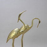 Статуэтка бронзовая пара Журавли Bronze Birds варинант исполнения - 1 | Loft Concept в Перми