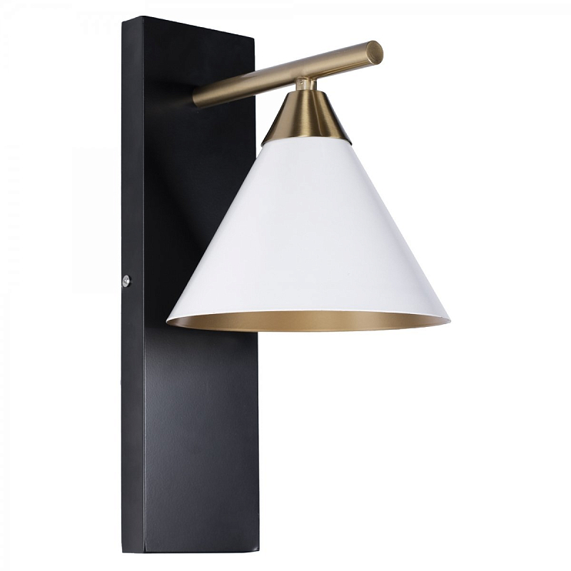 Бра Kelly Wearstler CLEO SCONCE wall lamp Черный Латунь Белый в Перми | Loft Concept 