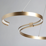 Люстра подвесная светодиодная в виде волнообразной ленты Ribbon Vortex варинант исполнения - 23 | Loft Concept в Перми