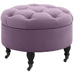 Круглый пуф на ножках Cheryl Pouf варинант исполнения - 1 | Loft Concept в Перми