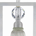 Торшер с прямоугольным тканевым абажуром на белом мраморном основании Silver Threads варинант исполнения - 2 | Loft Concept в Перми