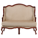 Диван двухместный из натурального бука бежевый Solid Luxury варинант исполнения - 1 | Loft Concept в Перми