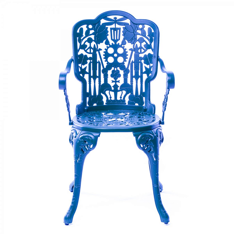 Стул Seletti Industry Collection ALUMINIUM ARMCHAIR – SKY BLUE Синий Стул Seletti Industry Collection ALUMINIUM ARMCHAIR – SKY BLUE Синий в Перми | Loft Concept