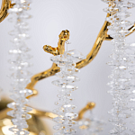 Бра золотого цвета с ветвями и хрустальными подвесками FAIRYTREE Light варинант исполнения - 5 | Loft Concept в Перми