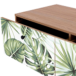 Длинная ТВ-тумба с принтом на ящиках Elise TV Stand варинант исполнения - 5 | Loft Concept в Перми