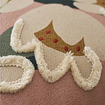 Подушка с цветочным принтом и кисточками Blooming Elegance Daisy варинант исполнения - 6 | Loft Concept в Перми