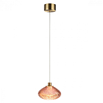 Подвесной светильник с прозрачным стеклянным плафоном округлой формы Effervia  варинант исполнения - 4 | Loft Concept в Перми