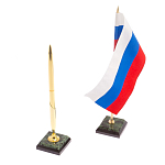 Настольный письменный набор из нефрита на ножках Executive Recruitment варинант исполнения - 4 | Loft Concept в Перми