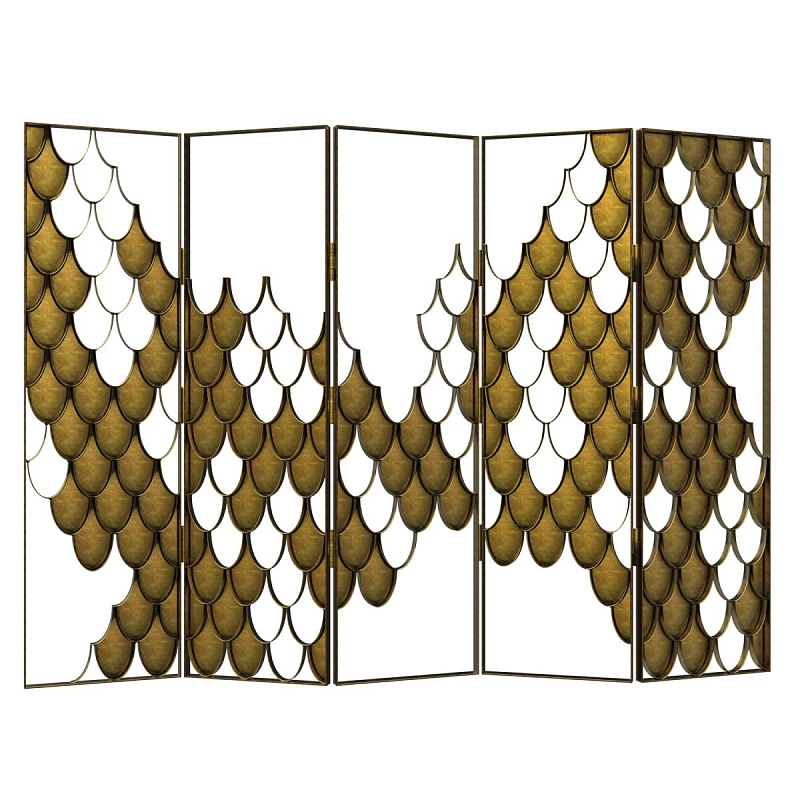 Ширма BRABBU Koi II SCREEN Золотой в Перми | Loft Concept 