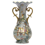 Ваза фарфоровая с попугаями Gaya варинант исполнения - 2 | Loft Concept в Перми