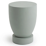 Приставной столик из массива манго Tom-tom Grey варинант исполнения - 1 | Loft Concept в Перми