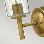 Бра с плафоном в форме цилиндра из прозрачного стекла с пузырьками Hinkley варинант исполнения - 3 | Loft Concept в Перми