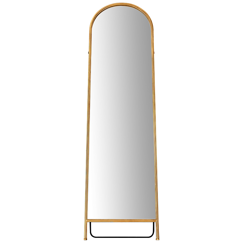 Напольное зеркало Arch Brass Mirror Латунь в Перми | Loft Concept 